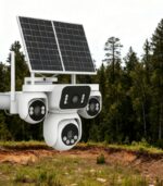 Hieasy 4 Lens 4G 8MP Güneş Panelli Kablosuz Güvenlik Kamerası - Görsel 4