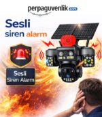 3 Kameralı 4G Güneş Enerjili Güvenlik Kamerası | Full HD, IP67, Çift Yönlü Ses, VeeSky - Görsel 6