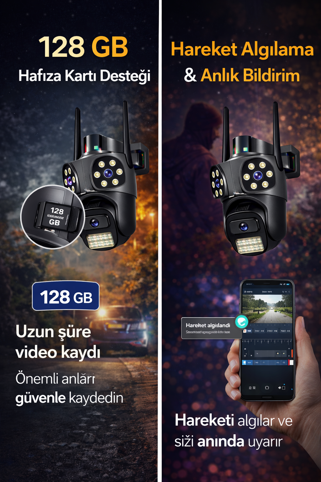 RX-35 AI WiFi 3 Kameralı 6MP Full HD PTZ Güvenlik Kamerası img13 perpaguvenlik.com.jpg
