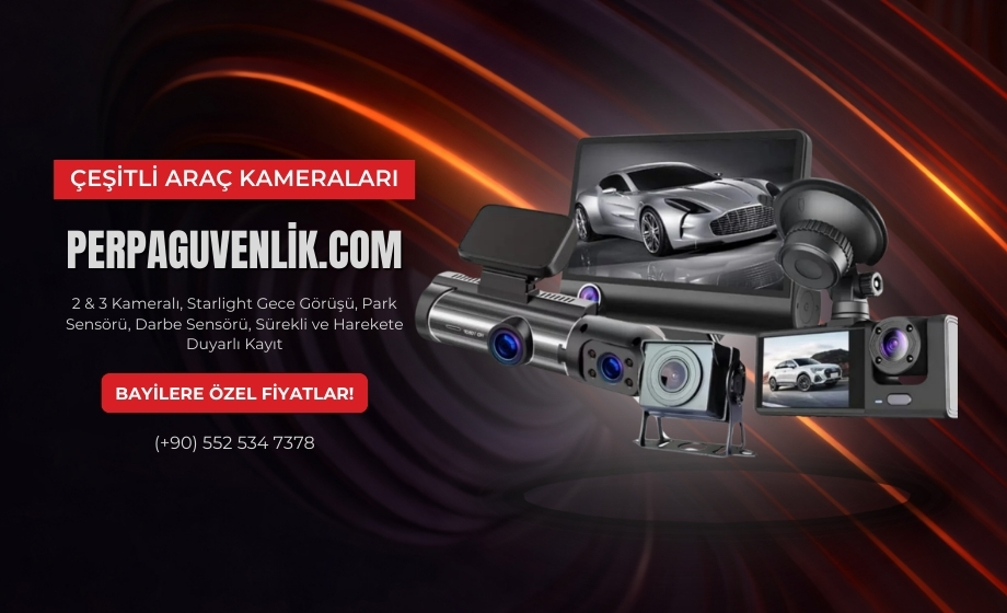 Araç Kamerası Çeşitleri Banner perpaguvenlik.com