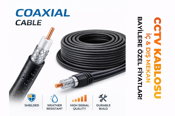 CCTV Kablosu Coaxial Cable Banner perpaguvenlik.com