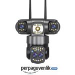 ON-SG2330-ZOOM WİFİ 6MP 3Kameralı 10X Optik Zoom Full Color Gece Görüşlü IP67 PTZ Kamerası img1 perpaguvenlik.com