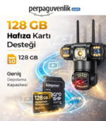 3 Kameralı 6MP 4mm Lens 10X Optik Zoom WiFi PTZ Yoosee Güvenlik Kamerası - Görsel 10