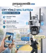 RX-23AI 2 Kameralı 6MP 3.6mm Lens WiFi PTZ Güvenlik Kamerası | Full Color Gece Görüşlü IP67 Dış Mekan İCSee - Görsel 4