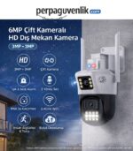 RX-23AI 2 Kameralı 6MP 3.6mm Lens WiFi PTZ Güvenlik Kamerası | Full Color Gece Görüşlü IP67 Dış Mekan İCSee - Görsel 6